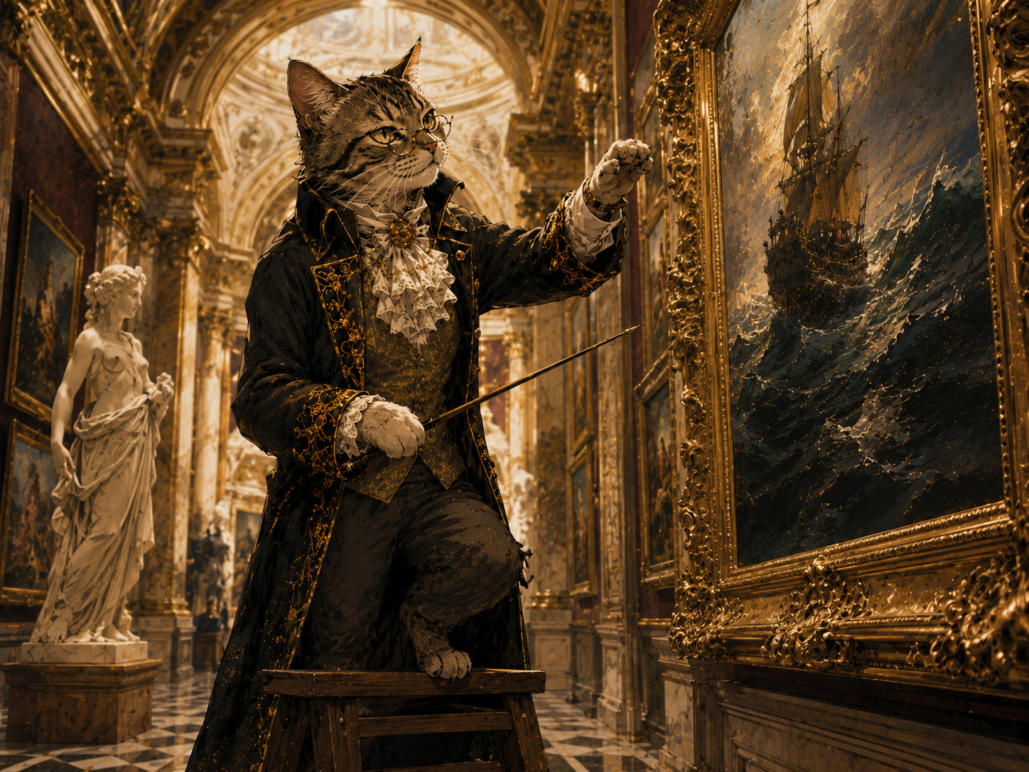 Curator Cat character profile