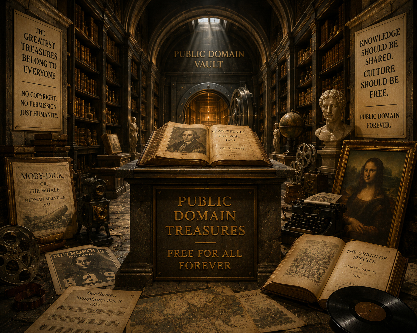 Public domain treasure vault