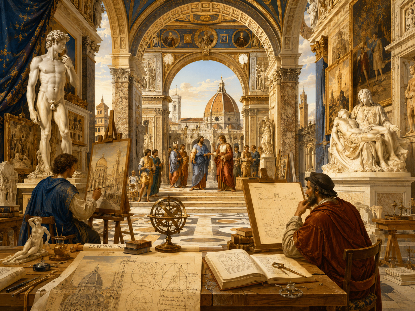 Renaissance art light and order